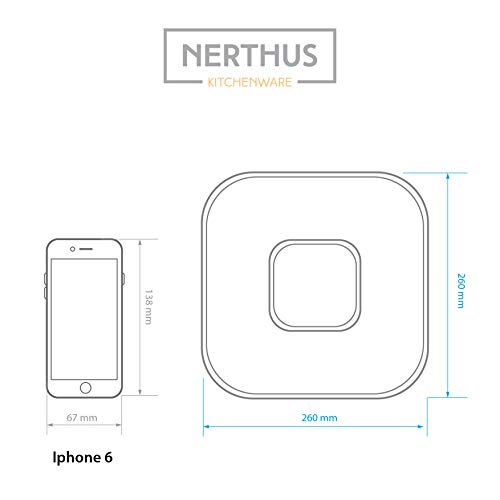 NERTHUS FIH 334 - Plato de snacks de porcelana, para servir, plato de Aperetivos