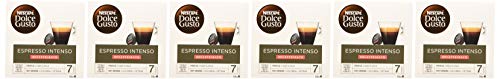 Nescafé Espresso Intenso Descafeinado, 6 packs de 16 cápsulas, Pack de 1