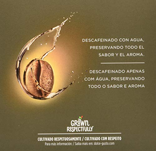 Nescafé Espresso Intenso Descafeinado, 6 packs de 16 cápsulas, Pack de 1