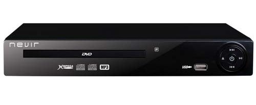 Nevir NVR-2324 - Reproductor de DVD (USB-R), negro