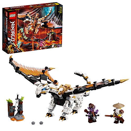 Ninjago TV Series Dragón de Batalla Minifiguras del Maestro Wu y Gleck, multicolor (Lego ES 71718)