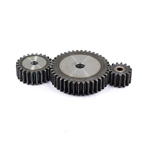 NO LOGO 1.5 Spur Gear 12T 13T Die 14T 15T 16T 17T 18T Dientes Recto del Engranaje del Metal de la Superficie del Diente Templado 45# Acero Espesor (Color : 8mm, tamaño : 13 Teeth)