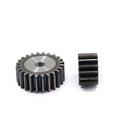 NO LOGO 1.5 Spur Gear 12T 13T Die 14T 15T 16T 17T 18T Dientes Recto del Engranaje del Metal de la Superficie del Diente Templado 45# Acero Espesor (Color : 8mm, tamaño : 13 Teeth)