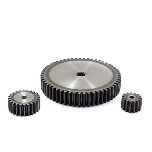 NO LOGO 1.5 Spur Gear 12T 13T Die 14T 15T 16T 17T 18T Dientes Recto del Engranaje del Metal de la Superficie del Diente Templado 45# Acero Espesor (Color : 8mm, tamaño : 13 Teeth)