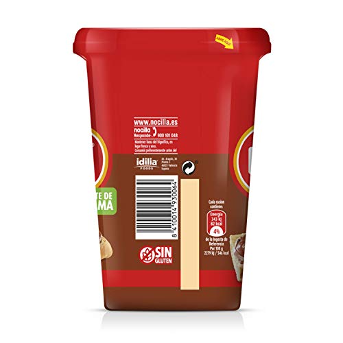 Nocilla Original: crema de cacao natural con avellanas - Sin aceite de palma - 2 envases de 650 gramos - (1.300gr)