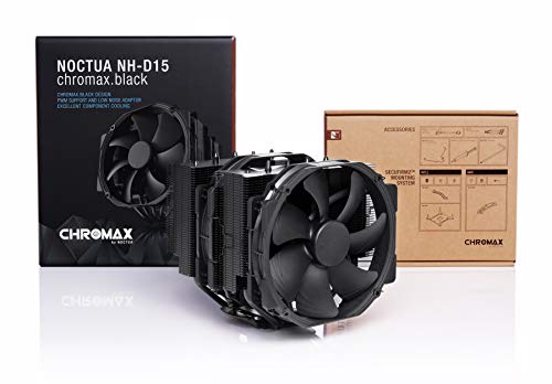 Noctua NH-D15 chromax.black, Disipador de CPU de Doble Torre (140 mm, Negro)