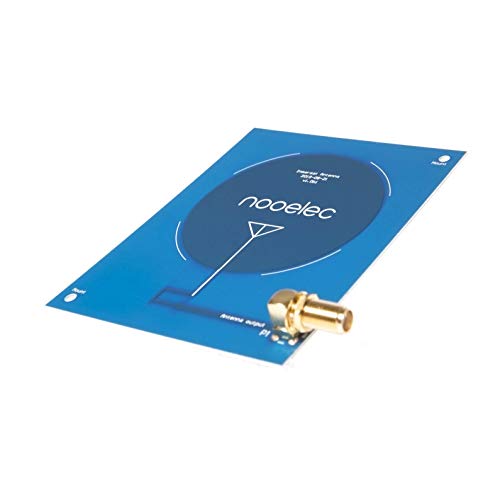 NooElec Antena de Parche Inmarsat Antena PCB de Alta Ganancia (3.5dBi) 1550MHz con Conector SMA para Aplicaciones de Recepción Satelital Aero y STD-C. Diseñado para RHCP y Señales Lineales