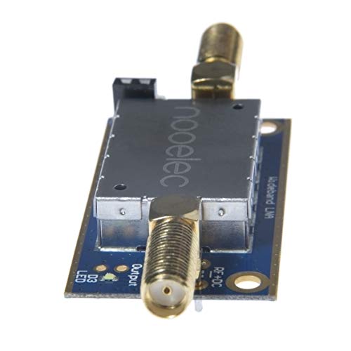 NooElec Lana Barebones - Módulo Amplificador de Ultra Bajo Ruido (LNA) para RF y Radio Definida por Software (SDR). Capacidad de Frecuencia de Banda Ancha y Lineal de 20MHz a 4000MHz