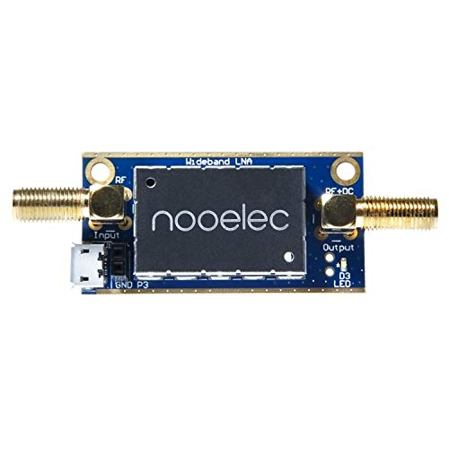 NooElec Lana Barebones - Módulo Amplificador de Ultra Bajo Ruido (LNA) para RF y Radio Definida por Software (SDR). Capacidad de Frecuencia de Banda Ancha y Lineal de 20MHz a 4000MHz