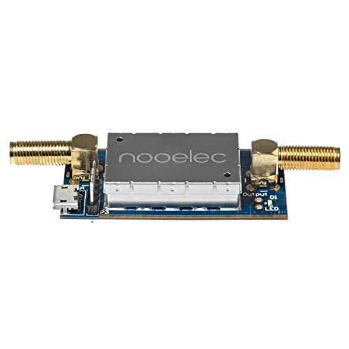 NooElec SAWbird+ H1 Barebones: Módulo de Filtro Saw Premium y Amplificador en Cascada de Ruido Ultra Bajo (LNA) para Aplicaciones de Línea de Hidrógeno (21cm). Frecuencia Central de 1420MHz