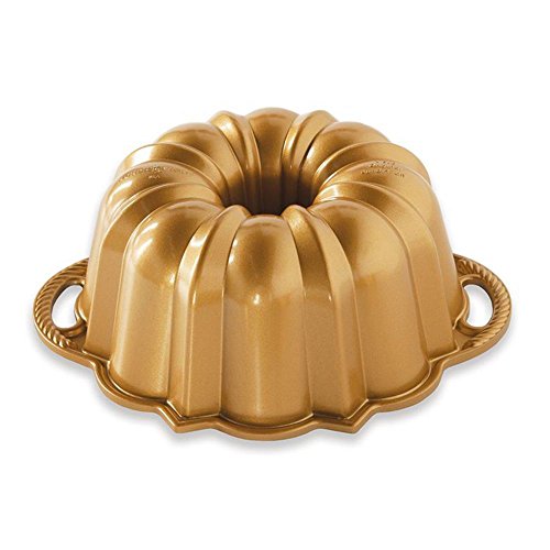 Nordic Ware Anniversary Bundt 6 tazas, oro