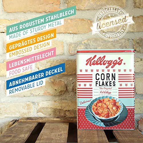 Nostalgic-Art 30324 Kellogg 's Girl Corn Flakes Collage, Tarro XL