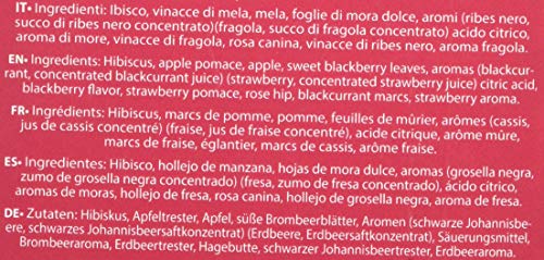 Note D'Espresso - Cápsulas de tisana de frutas del bosque exclusivamente compatibles con cafeteras Nespresso*, 3 g (caja de 40 unidades)