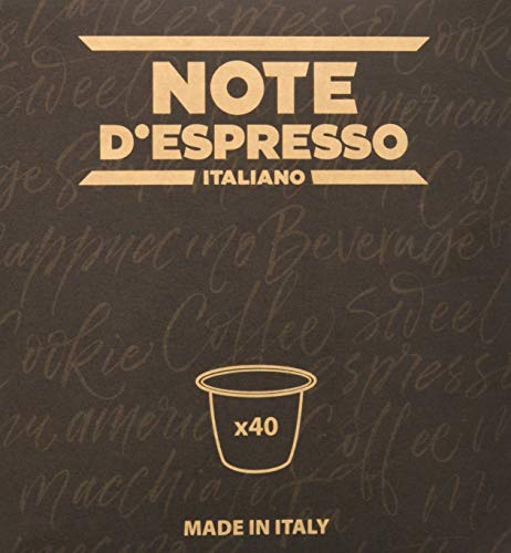 Note D'Espresso - Cápsulas de tisana de frutas del bosque exclusivamente compatibles con cafeteras Nespresso*, 3 g (caja de 40 unidades)