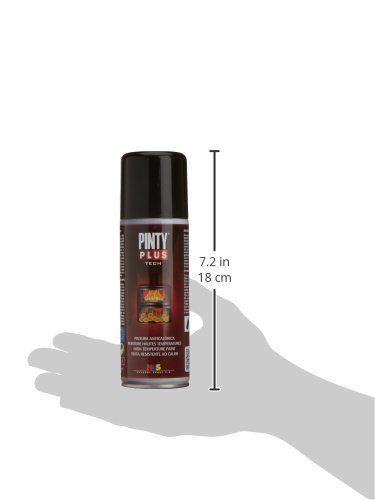 NOVASOL 785 Pintura spray PINTYPLUS TECH 270cc Anticalórica negro A104, Único, Estándar