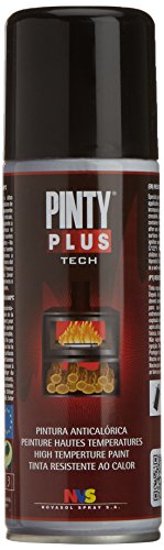 NOVASOL 785 Pintura spray PINTYPLUS TECH 270cc Anticalórica negro A104, Único, Estándar