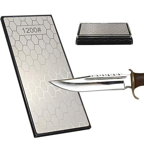 Nrpfell 600# 1200# Doble Lado Sacapuntas Cuchillo de Piedra de Afilar de Diamante Piedra de Afilar Grano de Cocina Cuchillo de Chef Herramienta de Molienda