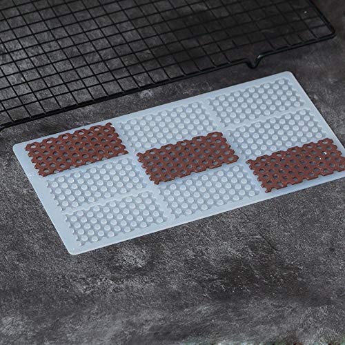 NTBAY Honeycomb Shape Silicone Mold Cake Decorating Tools Chocolate Transfer Sheet Mould Baking Stencil