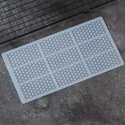 NTBAY Honeycomb Shape Silicone Mold Cake Decorating Tools Chocolate Transfer Sheet Mould Baking Stencil