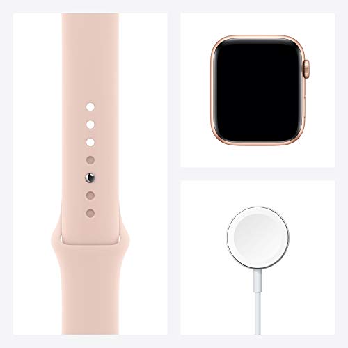 Nuevo Apple Watch Series 6 (GPS + Cellular, 44 mm) Caja de Aluminio en Oro - Correa Deportiva Rosa Arena