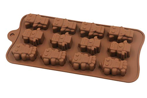 Nuevo Diy 3d Molde de silicona Modelo de robot de chocolate Molde Bandeja de galletas Molde de pastel Candy Samll Pequeños moldes de caramelo Venta caliente chocolate18