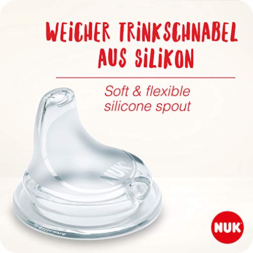 NUK Disney Winnie First Choice - Biberón (polipropileno, 150 ml, boquilla de silicona, sin BPA, a partir de 6 meses) verde verde