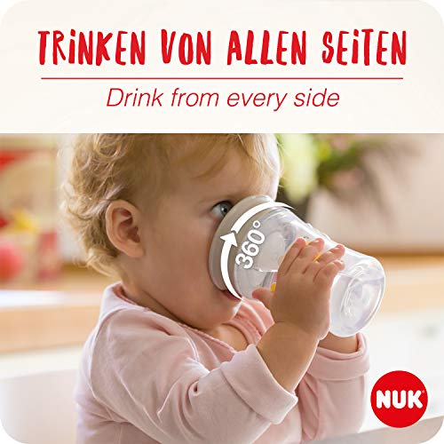 NUK Magic Cup - Vaso para aprender a beber beige Naranja (edición de invierno).