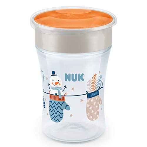 NUK Magic Cup - Vaso para aprender a beber beige Naranja (edición de invierno).