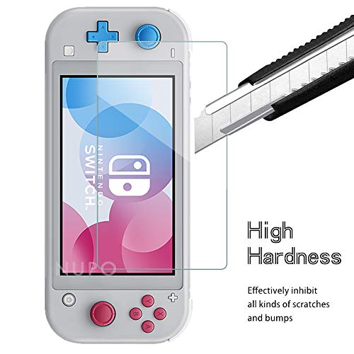 NUPO Cristal Templado 9H Dureza Protector de Pantalla Ultra Transparente para Nintendo Switch Lite ,[Sin Burbujas, a Prueba de Golpes].