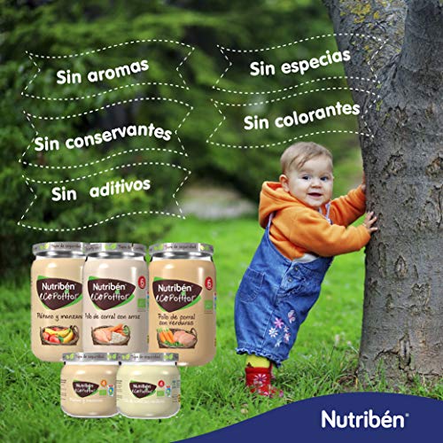 Nutribén® EcoPotitos® De Pollo De Corral Con Verduras Desde Los 6 Meses, 235 Gr.