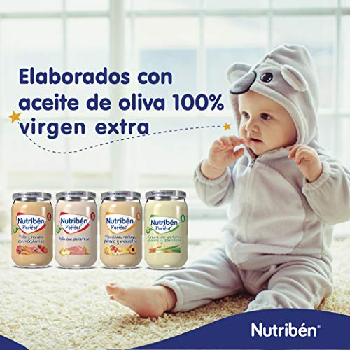 Nutribén Potitos De Crema De Patatas, Puerro Y Zanahoria, Desde Los 6 Meses, 235 g