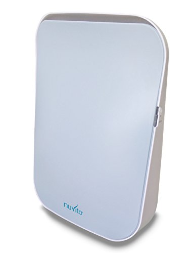 Nuvita Purificador de Aire Ionizador 1850 - Filtro HEPA Auténtico y Filtro de Carbón Activado - Elimina el Polvo Fino (PM 10 y PM 2,5), Polen, Alérgenos y Humo del Aire - Ideal para Toda la Familia