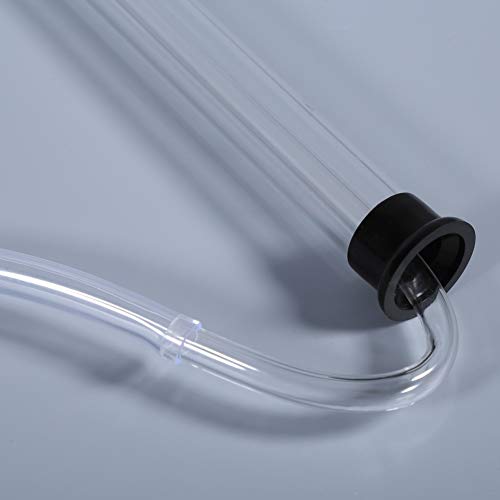 OKBY Siphon - Auto Siphon Racking Cane para Cerveza Cubo de Vino Carboy Bottle con Tubo de plástico, plástico Sifón, Negro.