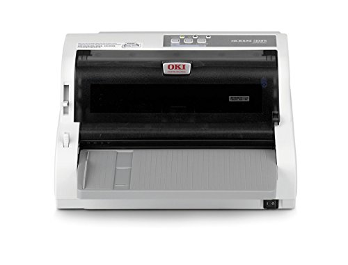 OKI ML5100FBeco - Impresora matricial, Sistema de 24 Agujas, 80 columnas, 375 Caracteres por Segundo, Color Gris