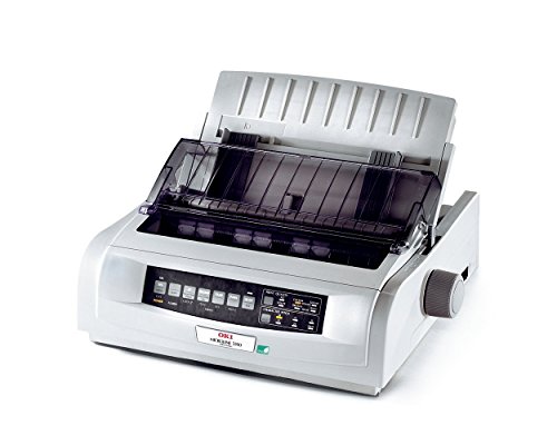 OKI ML5590eco - Impresora matricial, Sistema de 9 Agujas, 80 columnas, 473 Caracteres por Segundo, Color Gris