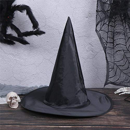 Olgaa - Paquete de 10 gorros de bruja para Halloween, disfraz de bruja, accesorio para Halloween, Navidad, carnaval, fiesta