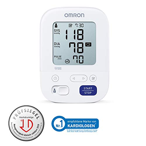 OMRON Healthcare X3 Comfort Monitor de Tensión Arterial, Con Manguito Inteligente