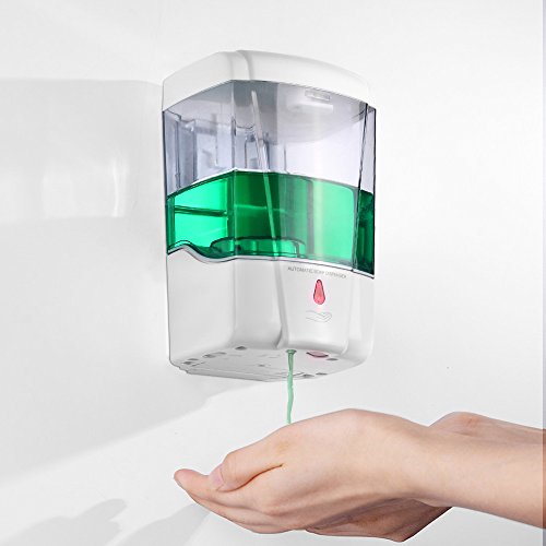 ONEVER Jabón Sensor De Bateria 700ml Desarrollado para Montaje En Pared IR Automático del Tacto del Dispensador De Libre Cocina Bomba De La Loción para La Cocina Baño