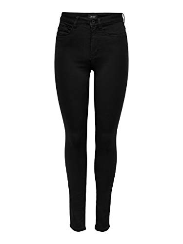 Only Onlroyal High Sk Jeans Pim600 Noos, Jeans Skinny para Mujer, Negro (Black), M (Talla Fabricante:30)