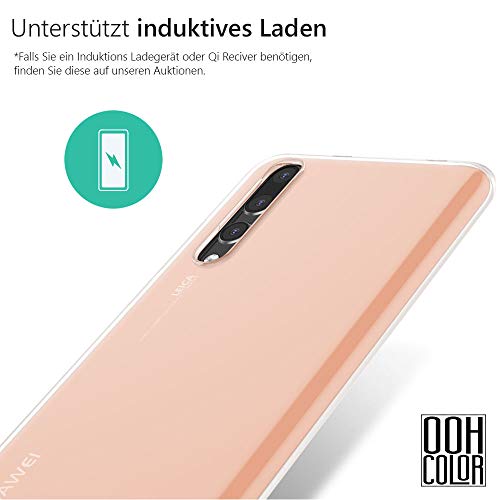 OOH!COLOR Carcasa para Móvil Compatible con Funda Huawei Mate 10 Lite Transparente sin Dibujo Silicona Suave Bumper Teléfono Caso para Huawei Mate 10 Lite