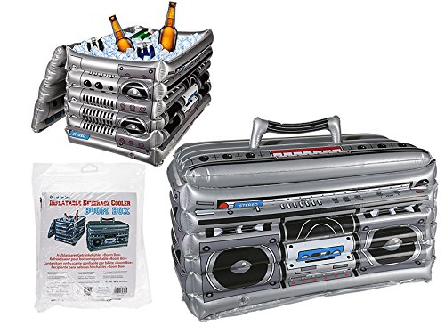 Out of The blue 91/4143 Boom Box - Enfriador Hinchable para Bebidas, Color Gris, Talla única