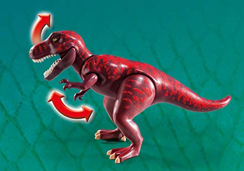 Outletdelocio.. Playmobil 9429. Gran Campamento Base Dinosaurios. Incluye T-Rex, Lampara UV y Cañon con Luces