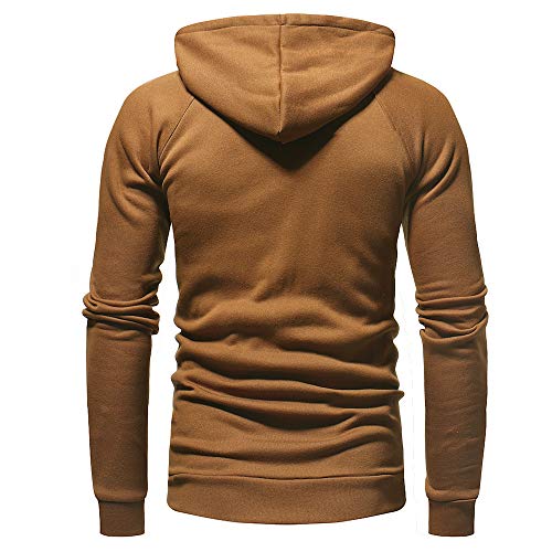 Overdose Sudadera con Capucha Gris De Manga Larga para Hombre Casual Sudadera Gris Outwear para Hombres Parka De Invierno Desgastar