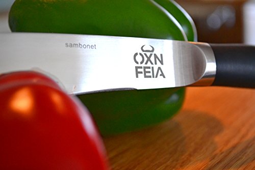 OXNFEIA® Original Sambonet - Cuchillo para carne (25,6 unidades, acero inoxidable)