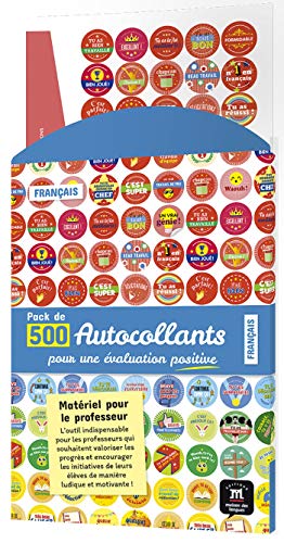 PACK DE 500 AUTOCOLLANTS POUR LEVALUATION A1 A2.1 (Zoom)