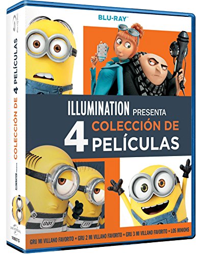 Pack: Gru 1-3 + Minions [Blu-ray]