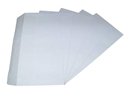 Packitsafe 200 sobres lisos tamaño DL, 110 mm x 220 mm, color blanco