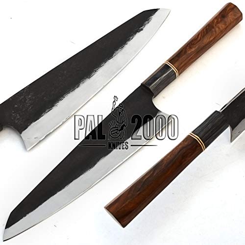 PAL 2000 - Cuchillo de acero 440C hecho a mano de 20 cm, cuchillo de chef de acero 440C de calidad garantizada – Cuchillo de cocina con funda 9746