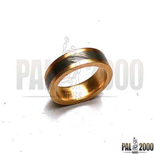 PAL 2000 mpbr-8641 Acero damasco hecho A MANO Anillo de banda con funda de Primera calidad medida 11,5 USA – tamaño 21 mm