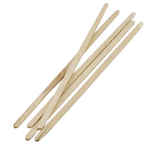 Palitos de madera para remover café, té, bebidas calientes y frías, para vasos para llevar, 140 mm, 1000 unidades